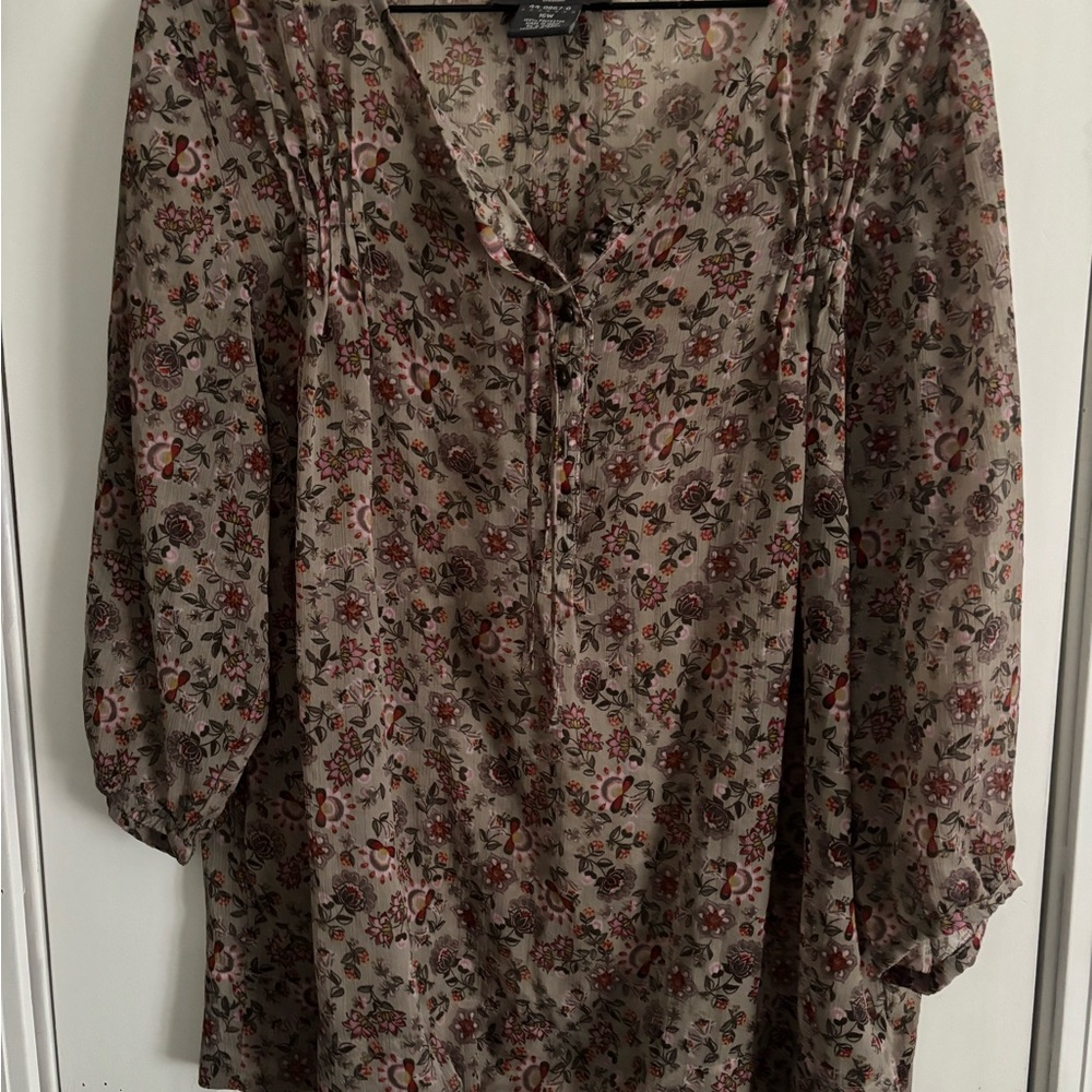 Floral Print Women's Top